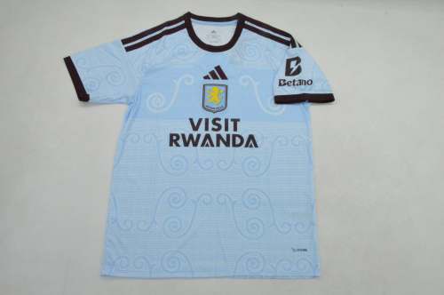with Sponor Logo Fan Version 2026-2027 Aston Villa Third Away Football Shirt Soccer Jersey