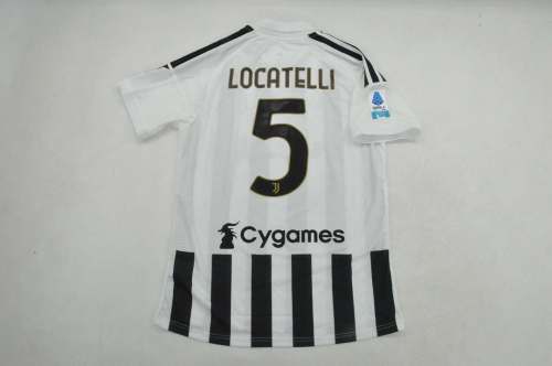 with Serie A Patch Maillot Juve Shirt Fans Version 2026-2027 Juventus LOCATELLI 5 Home Soccer Jersey Football Shirt