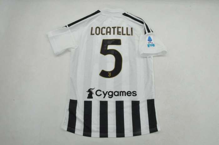 with Serie A Patch Maillot Juve Shirt Fans Version 2026-2027 Juventus LOCATELLI 5 Home Soccer Jersey Football Shirt