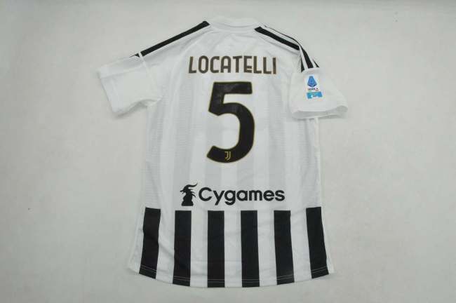 with Serie A Patch Maillot Juve Shirt Fans Version 2026-2027 Juventus LOCATELLI 5 Home Soccer Jersey Football Shirt