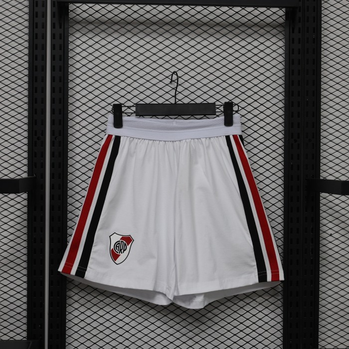 Player Version 2026-2027 River Plate Away White Soccer Shorts Football Shorts