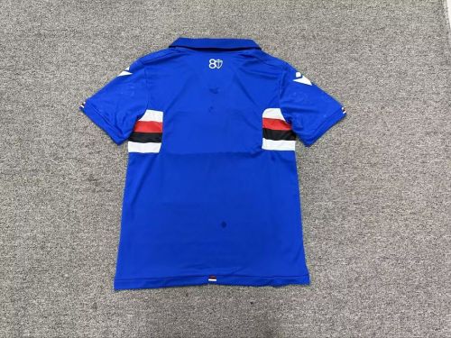 without Sponor Logo Fans Version 2026-2027 Sampdoria Home Soccer Jersey Football Shirt