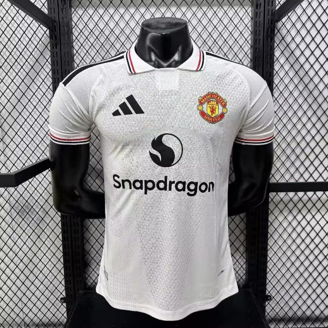 Player Version 2026-2027 Manchester United White Soccer Jersey Football Shirt