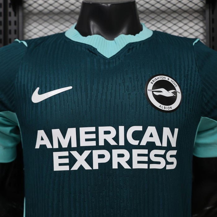 Player Version 2026-2027 Brighton & Hove Albion Third Away Green Soccer Jersey Football Shirt