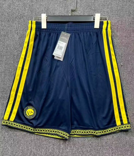 Fan Version 2026-2027 Al Nassr Home Soccer Shorts Football Shorts