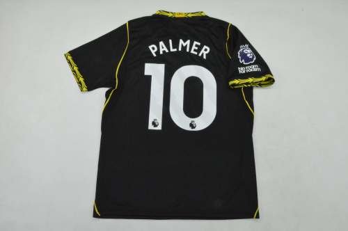 with Club World Cup+No room for Racisam+EPL Badge Fan Version 2026-2027 Chelsea PALMER 10 Away Black Soccer Jersey Football Shirt