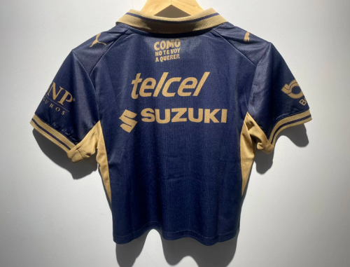Women 2026-2027 Pumas Home Crop Soccer Shirt Girl Football Jersey