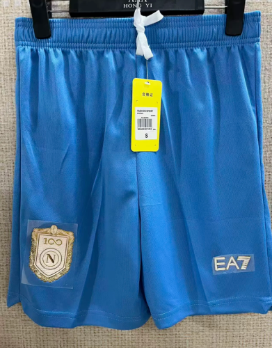 Fan Version 2026-2027 Napoli Home Soccer Shorts Napoles Football Shorts