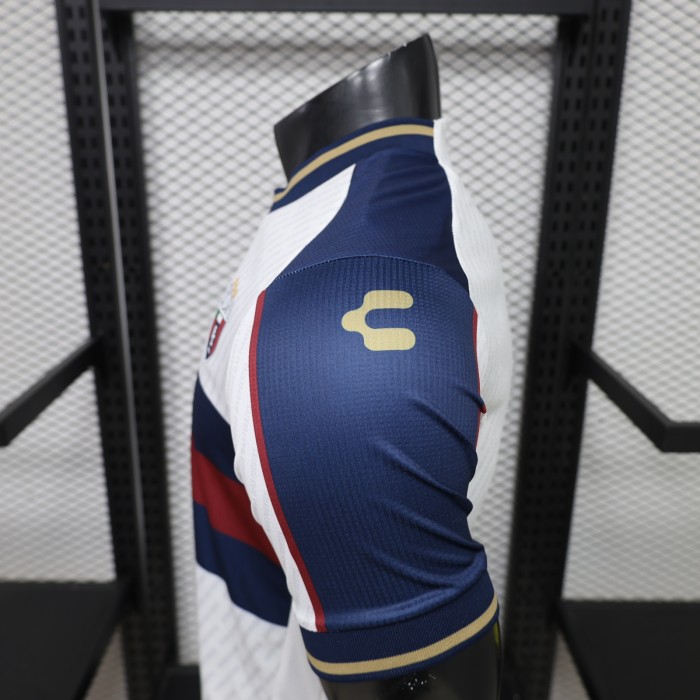 without Sponor Logo Player Version 2026-2027 Atlante F.C. Away White Soccer Jersey Football Shirt