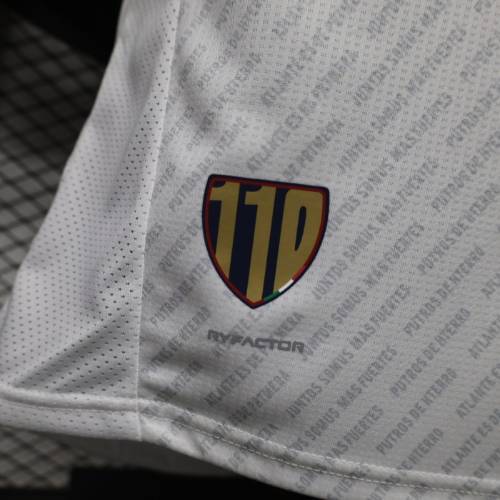 without Sponor Logo Player Version 2026-2027 Atlante F.C. Away White Soccer Jersey Football Shirt