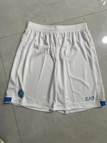 Fan Version 2026-2027 Napoli Away White Soccer Shorts Napoles Football Shorts