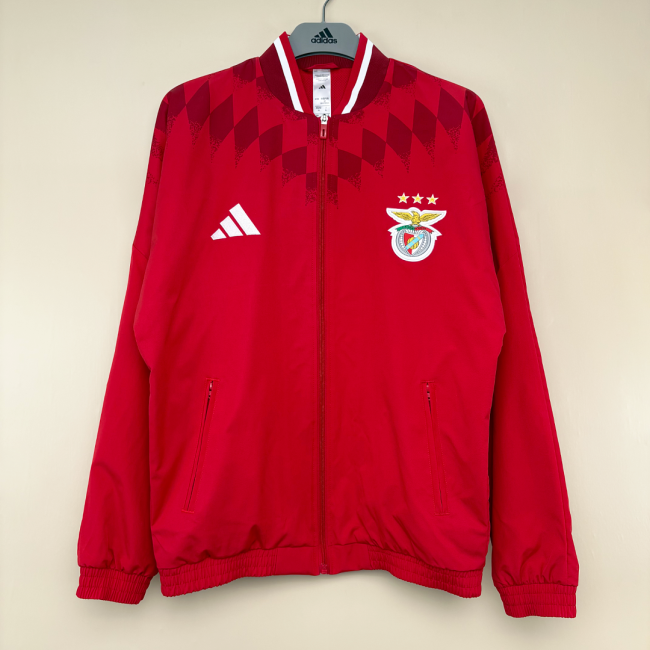 2026-2027 Benfica Red Retro Model Soccer Windbreaker Jacket Football Jacket