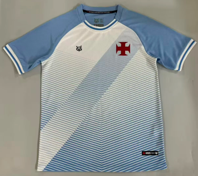 Fan Version 2026-2027 Vasco Da Gama White/Blue Soccer Jersey Footall Training Shirt