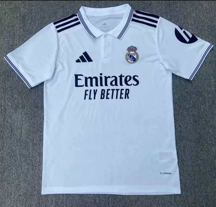 Fan Version 2026-2027 Real Madrid White Soccer Polo
