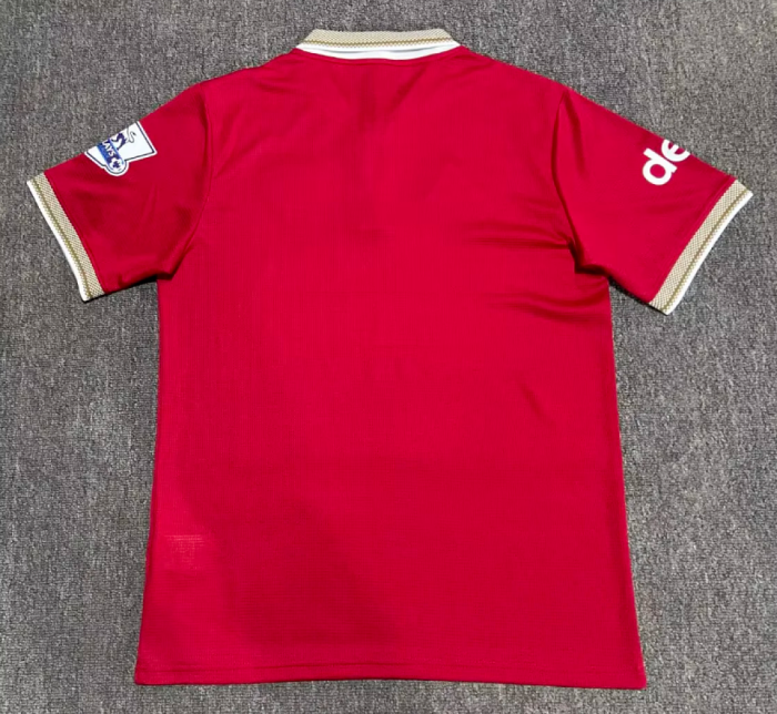 with EPL Patch Fan Version 2026-2027 Arsenal Red Soccer Polo Football Shirt