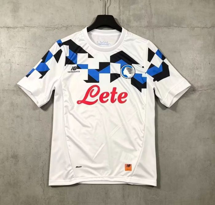 Fan Version 2026-2027 Atlanta Bergamasca Calcio Away White Soccer Jersey Football Shirt