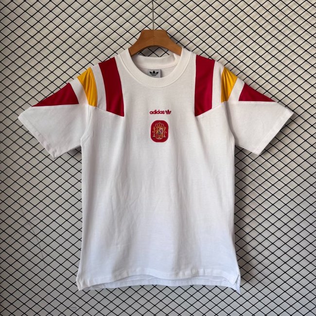 2026 Spain White EQT Cotton Shirts