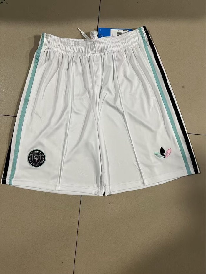 Fan Version 2026-2027 Inter Miami Third Away White Soccer Shorts Football Shorts
