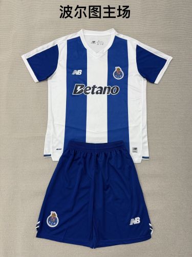 Adult Uniform 2026-2027 Porto Home Soccer Jersey Shorts Men's Football Kit