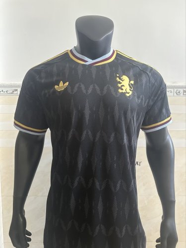 Player Version 2026-2027 Aston Villa Away Black Football Shirt Soccer Jersey