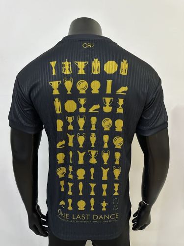 Player Version 2026 Portugal CR7 Black Soccer Jersey Football Shirt