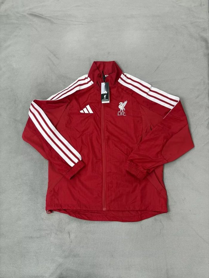 2026-2027 Liverpool Red Soccer Windbreaker Jacket Football Jacket