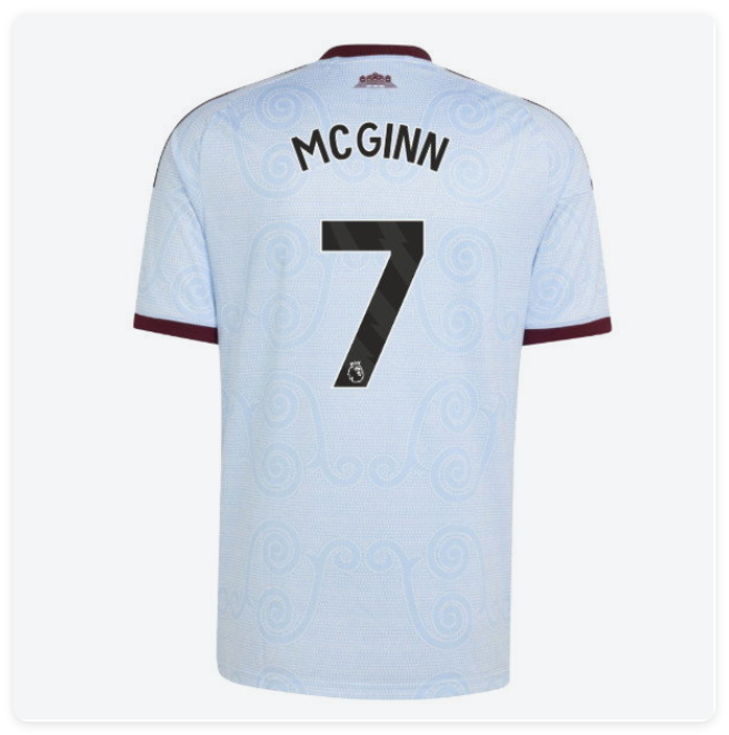 Player Version 2026-2027 Aston Villa MCGINN 7 Third Away Football Shirt Soccer Jersey