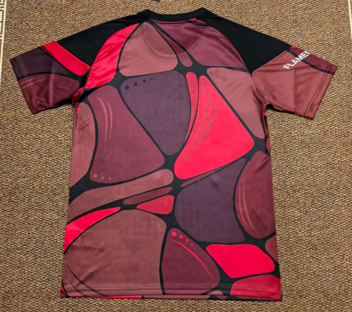 Fan Version 2026-2027 Flamengo Dark Red Soccer Training Jersey Football Shirt