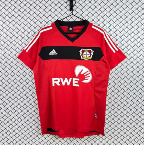 Retro Jersey 2002-2004 Bayer 04 Leverkusen Home Soccer Jersey Vintage Football Shirt