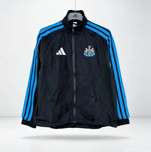 2026-2027 Newcastle United Black Soccer Windbreaker Jacket Football Jacket
