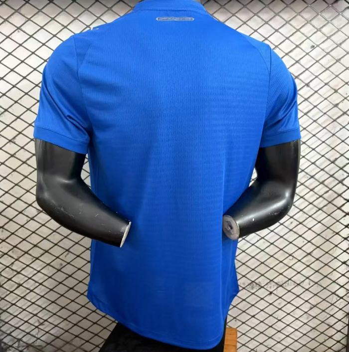 with One Star Player Version 2026-2027 Palmeiras Third Away Blue Soccer Jersey Football Shirt