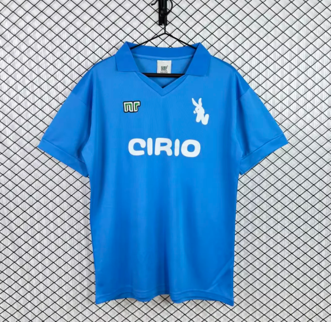 Retro Jersey 1982-1983 Calcio Napoli Home Soccer Jersey Napoles Vintage Football Shirt