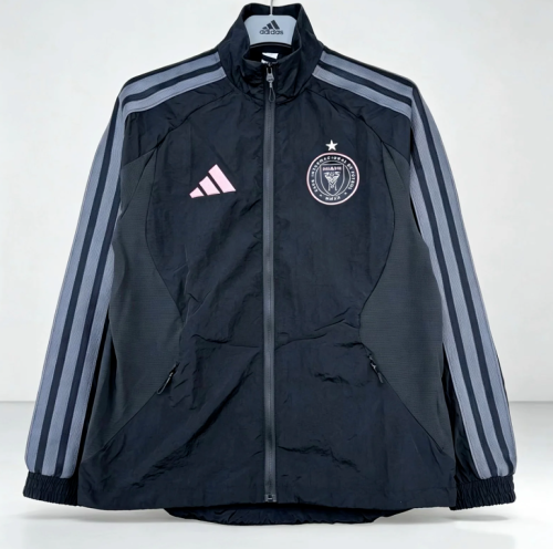 2026-2027 Inter Miami Black Soccer Windbreaker Jacket Football Jacket
