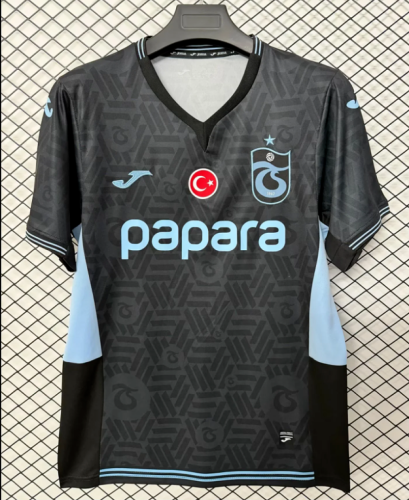 Fan Version 2026-2027 Trabzonspor Kulübü Third Away Black Soccer Jersey Football Shirt