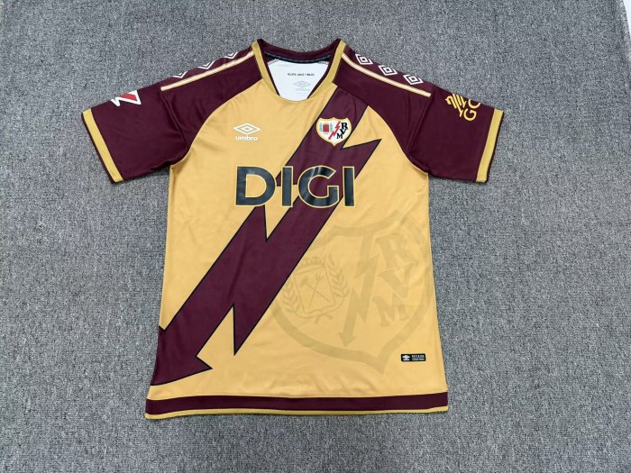 with LALIGA Patch Fans Version 2026-2027 Rayo Vallecano Third Away Soccer Jersey Football Shirt