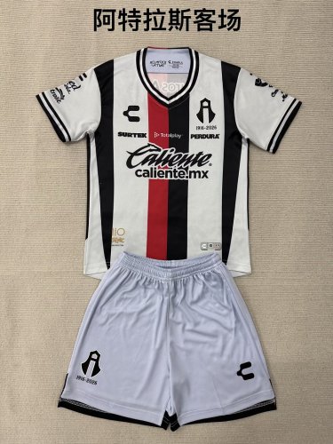 Youth Uniform Kids Kit 2026-2027 Atlas Away Soccer Jersey Shorts Child Football Set