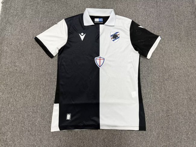 Fans Version 2026-2027 Sampdoria Black/White Special Edition Soccer Jersey Football Shirt