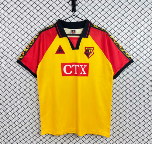Retro Jersey 1998-1999 Watford Home Soccer Jersey Vintage Football Shirt