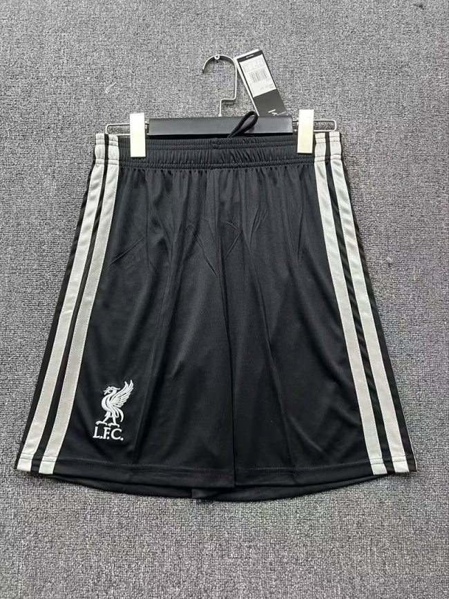 Fan Version 2026-2027 Liverpool Third Away Black Soccer Shorts Football Shorts