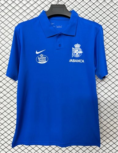 Fan Version 2026-2027 Deportivo Toluca Blue Soccer Polo Football Shirt