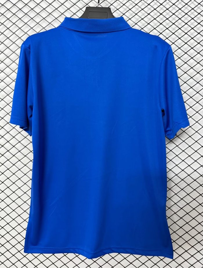 Fan Version 2026-2027 Deportivo Toluca Blue Soccer Polo Football Shirt