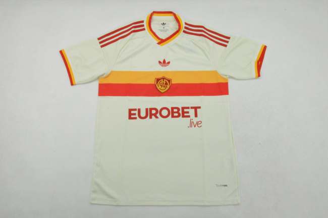 with Sponor Logo Fan Version 2026-2027 As Roma Away Soccer Jersey Football Shirt