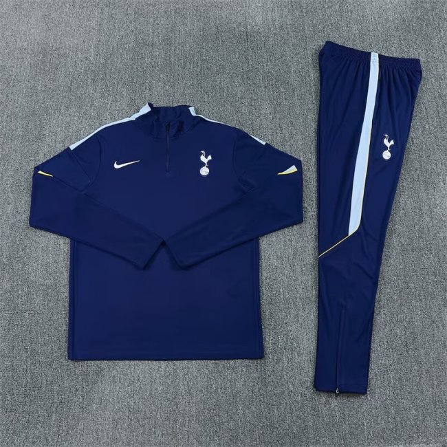 2026-2027 TOT Dark Blue Soccer Training Sweater Jacket Football Jacket and Pants