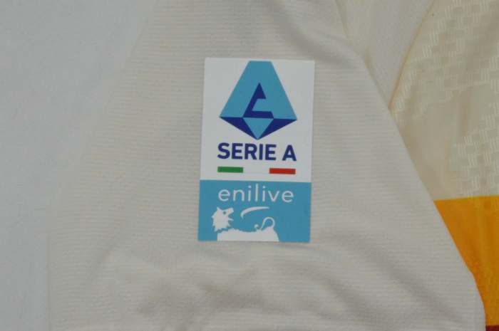 with All Sponor Logos+Serie A Patch Fan Version 2026-2027 As Roma MALEN 14 Away Soccer Jersey Football Shirt