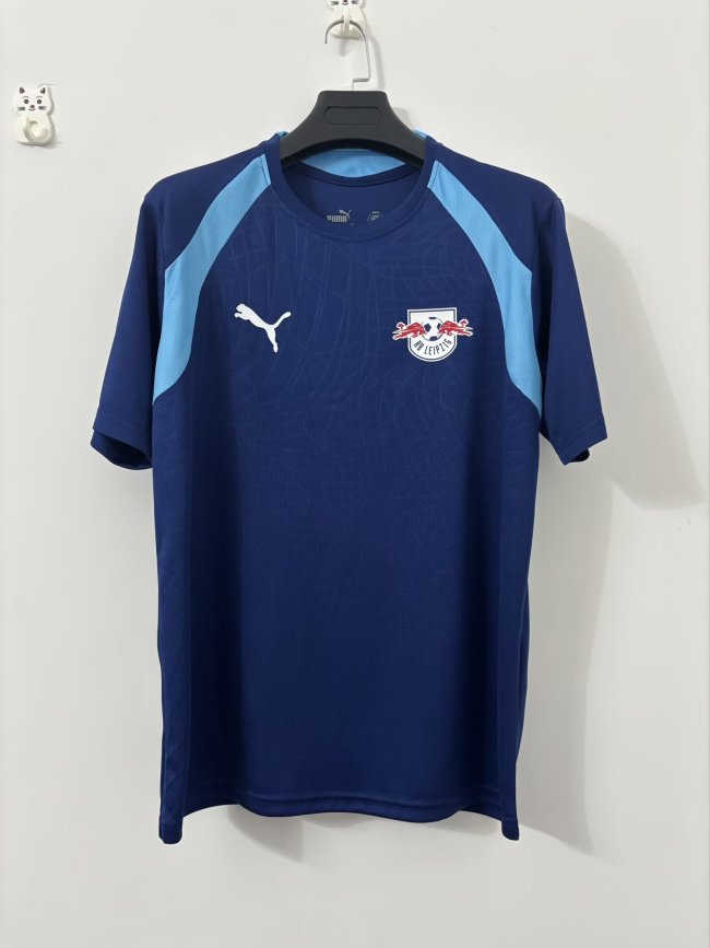 Fan Version 2026-2027 RB Leipzig Blue Soccer Training Jersey Football Shirt