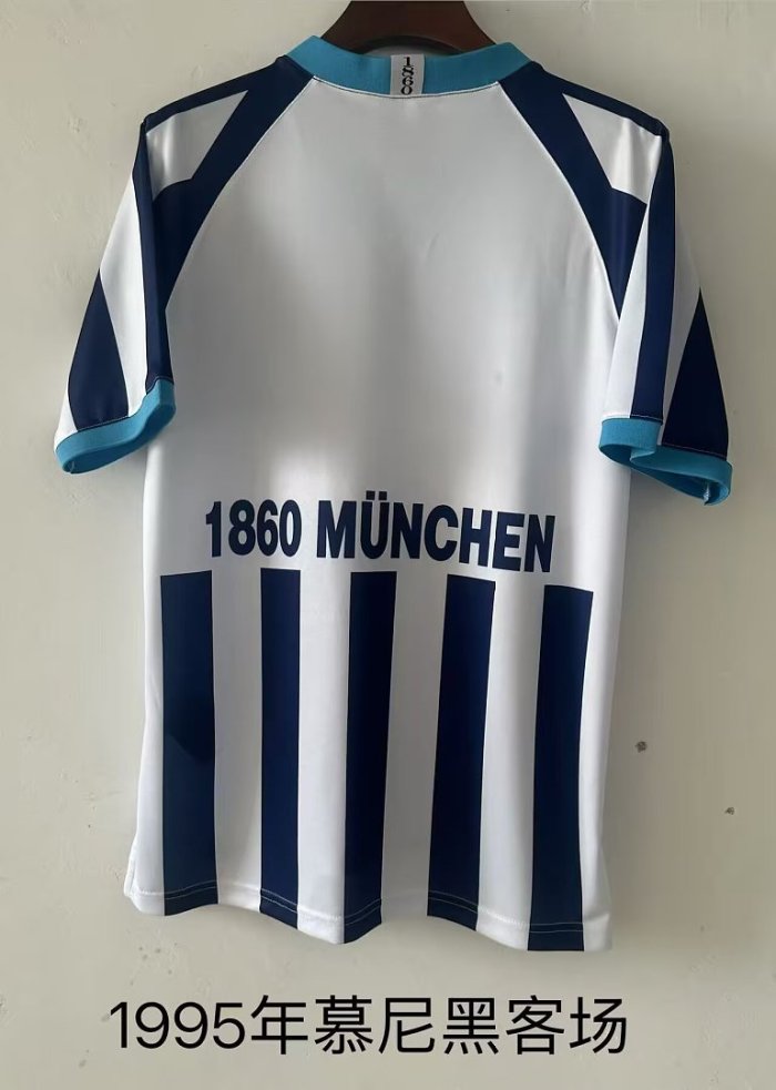Retro Jersey 1995 TSV 1860 Munich Away Soccer Jersey Vintage Football Shirt