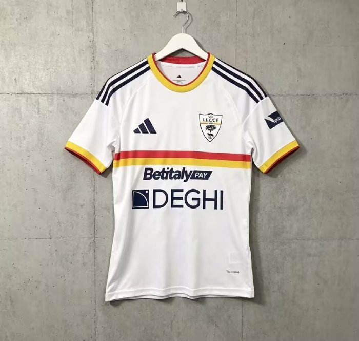 Fan Version 2026-2027 Lecce Away White Soccer Jersey Football Shirt