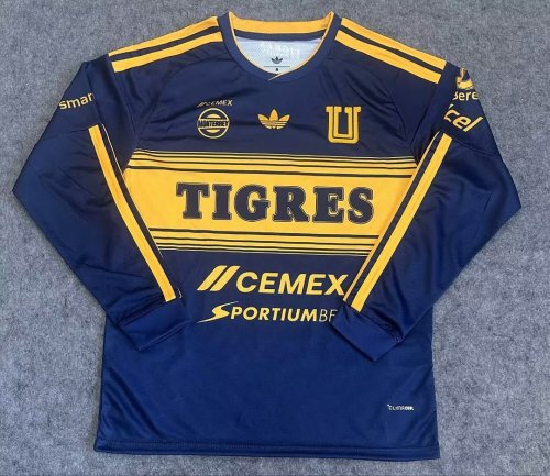 Long Sleeve Fan Version 2026-2027 Tigres UANL Away Soccer Jersey Football Shirt