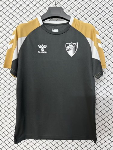 Fan Version 2026-2027 Malaga Black Soccer Training Jersey Football Shirt