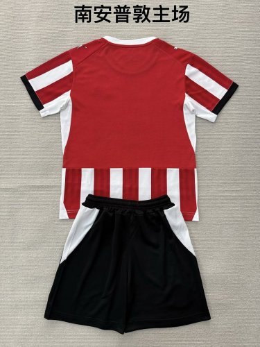 Youth Uniform Kids Kit 2026-2027 Southampton Home Soccer Jersey Shorts Child Football Set